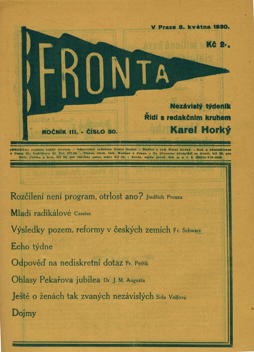  30 (8. května 1930)