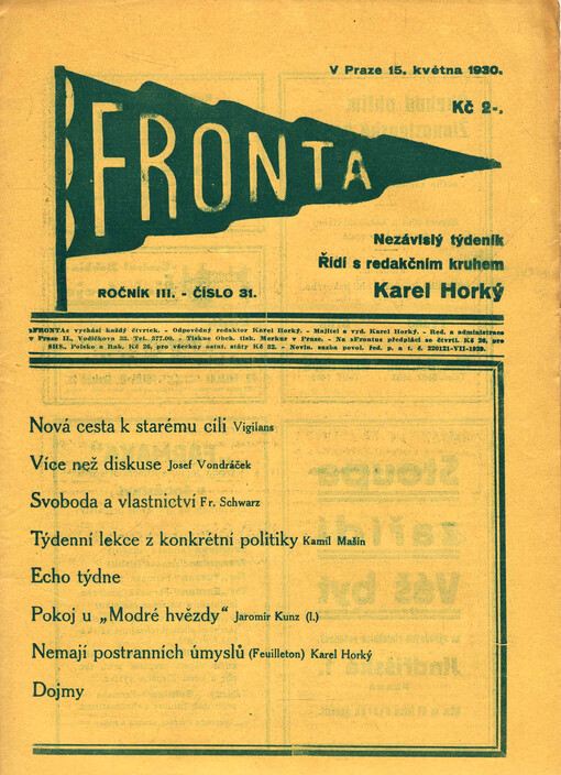  31 (15. května 1930)