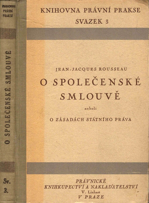 O společenské smlouvě, neboli, O zásadách státního práva
