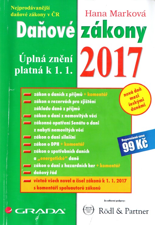 Daňové zákony 2017