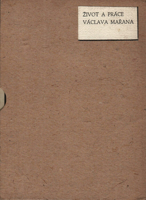 Život a práce Václava Mařana