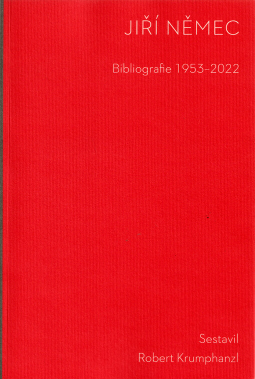 Jiří Němec : bibliografie 1953-2022