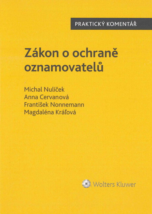 Zákon o ochraně oznamovatelů