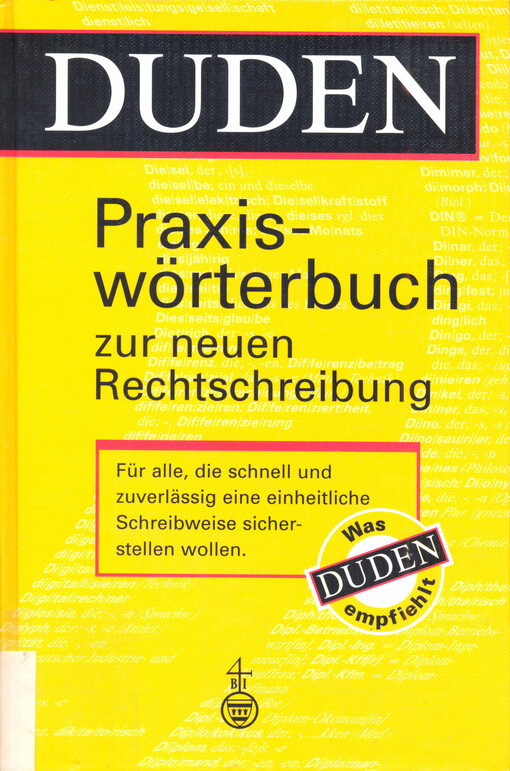Duden, Praxiswörterbuch zur neuen Rechtschreibung