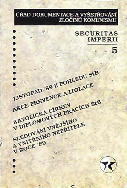 Securitas imperii : sborník k problematice bezpečnostních služeb