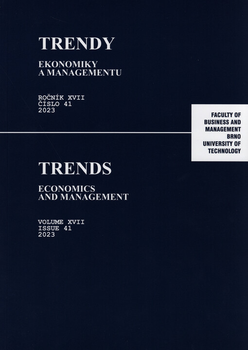 Trendy ekonomiky a managementu = Trends economics and management