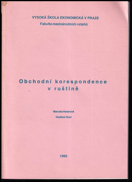 Obchodní korespondence v ruštině