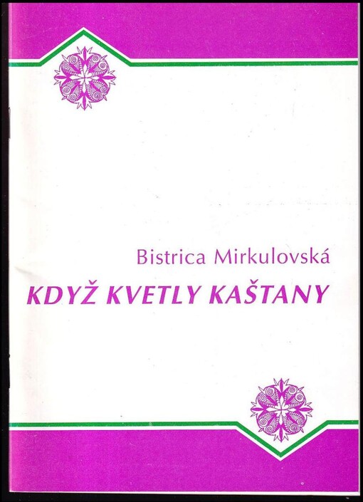 Když kvetly kaštany /