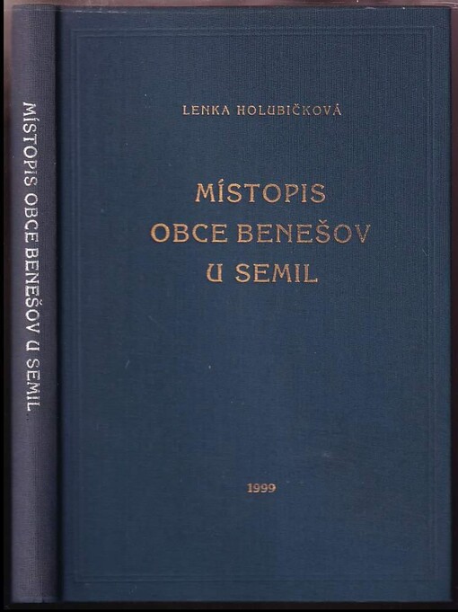 Místopis obce Benešov u Semil