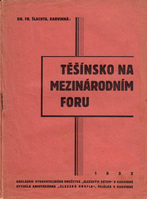 Těšínsko na mezinárodním foru