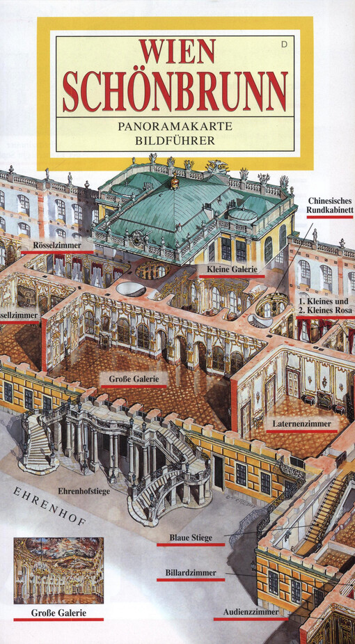 Wien - Schönbrunn : Panoramakarte Bildführer