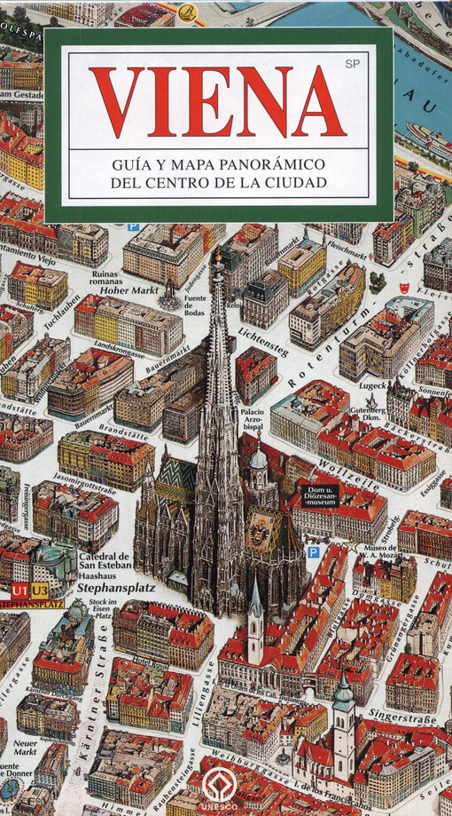 Viena : guía y mapa panorámico del centro de la ciudad