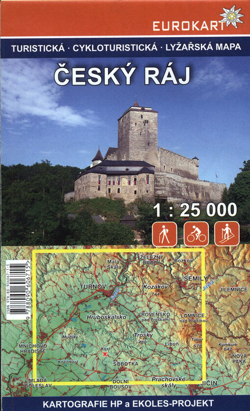 Český ráj : turistická mapa, cykloturistická mapa, lyžařská mapa : praktická mapa