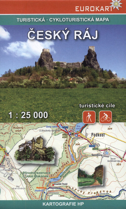 Český ráj : turistické cíle : turistická, cykloturistická mapa