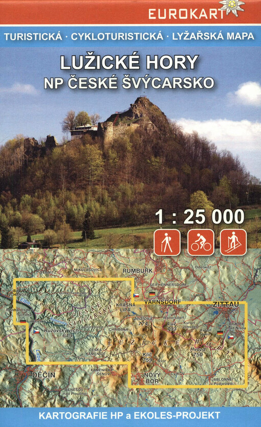 Lužické hory a České Švýcarsko 1:25 000