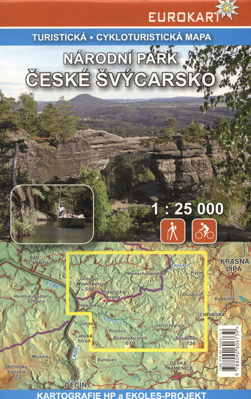 Národní park České Švýcarsko : turistická, cykloturistická mapa