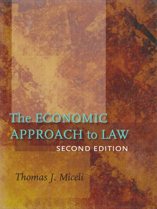 The economic approach to law
