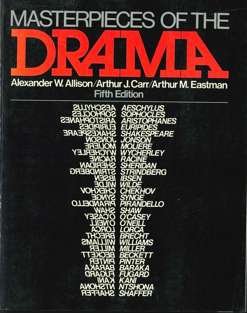 Masterpieces of the drama