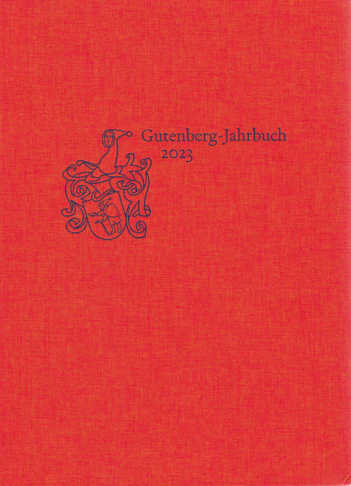 Gutenberg-Jahrbuch 2023. 98. Jahrgang