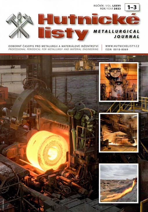 Hutnické listy : odborný časopis pro hutnictví a materiálové inženýrství ČR a SR