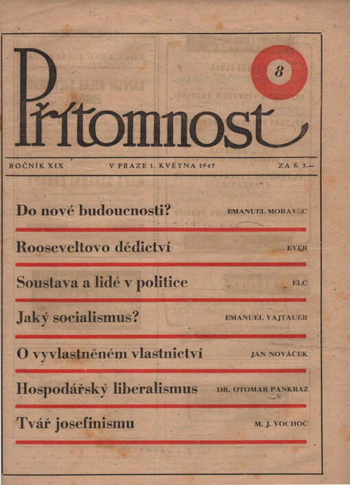 Přítomnost : nezávislý týdeník