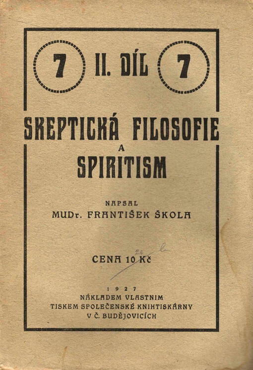 Skeptická filosofie a spiritismus