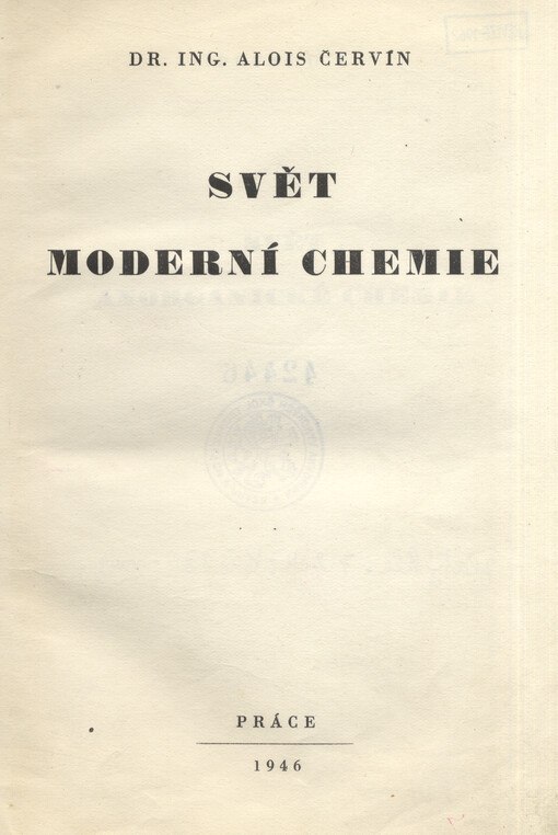 Svět moderní chemie