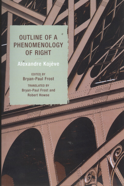 Outline of a phenomenology of right