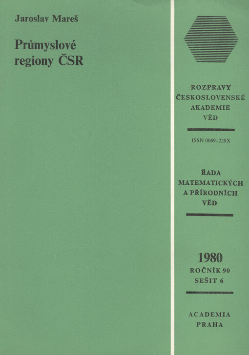 Průmyslové regiony ČSR