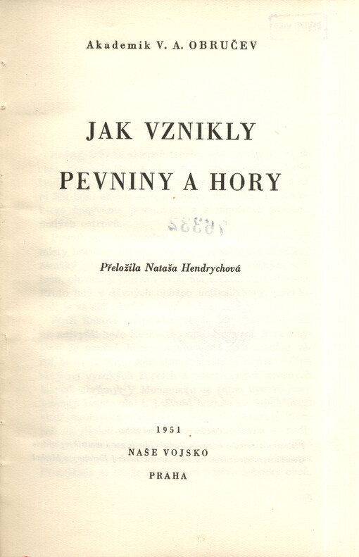 Jak vznikly pevniny a hory