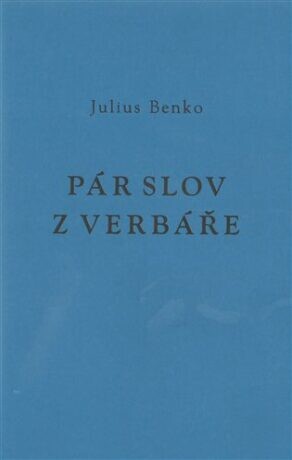 Pár slov z verbáře