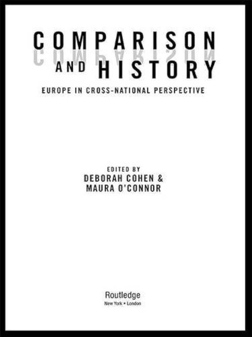 Comparison and History: Europe in Cross-National Perspective