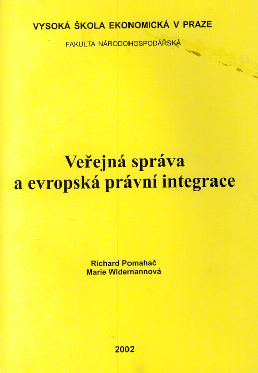 Veřejná správa a evropská právní integrace
