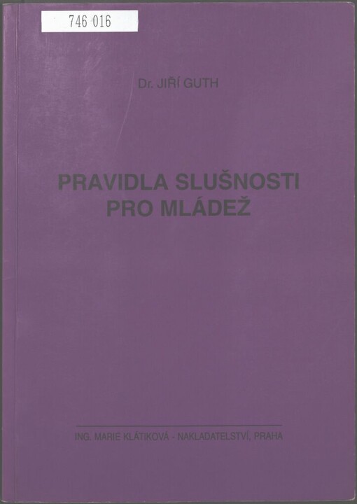 Pravidla slušnosti pro mládež