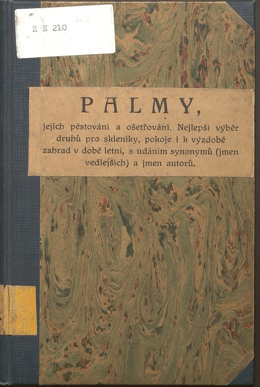 Palmy: jejich pěstování a ošetřování