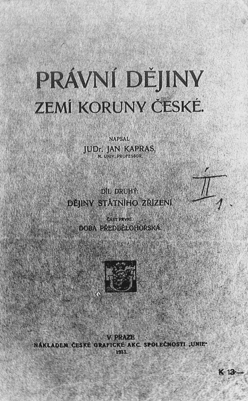 Právní dějiny zemí koruny České