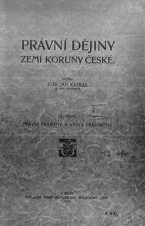 Právní dějiny zemí koruny České