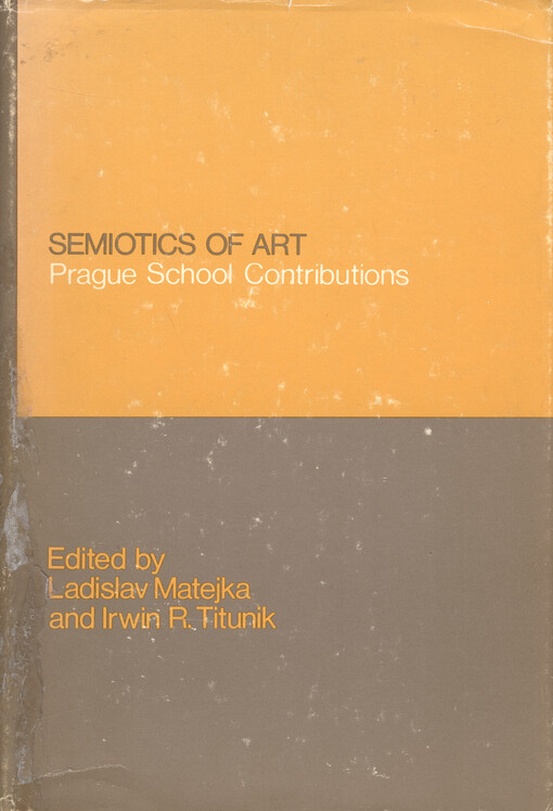 Semiotics of Art : Prague School Contributions