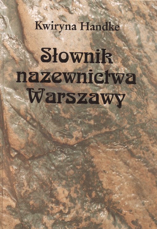 Słownik nazewnictwa Warszawy
