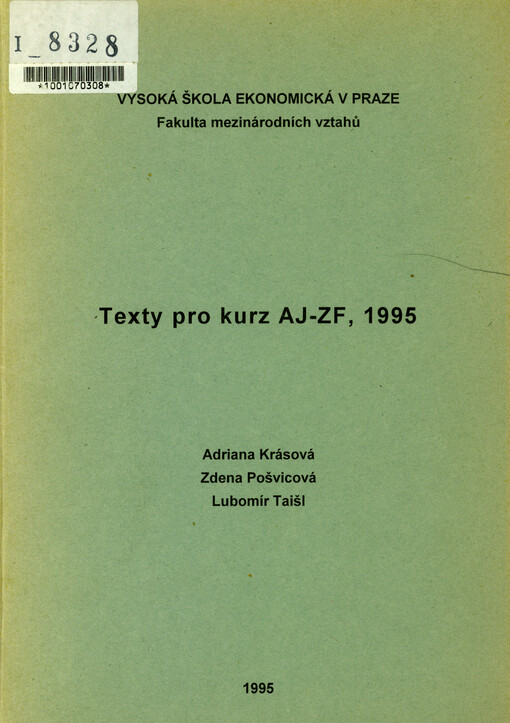 Texty pro kurz AJ-ZF, 1995