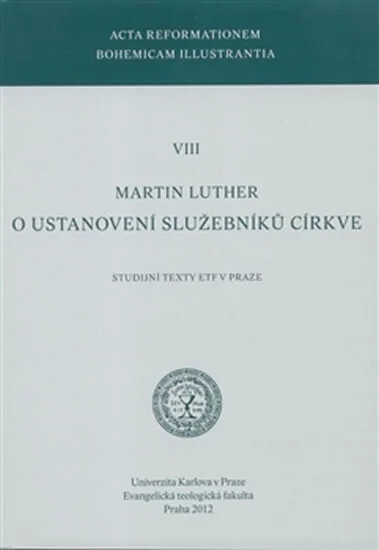 O ustanovení služebníků církve :studijní texty ETF v Praze