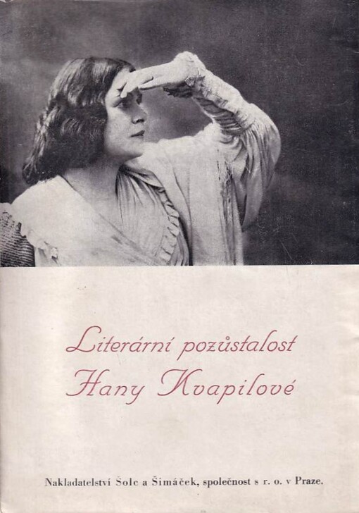 Literární pozůstalost Hany Kvapilové