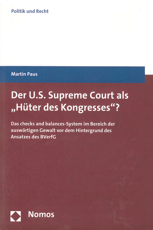 Der U.S. Supreme Court als 