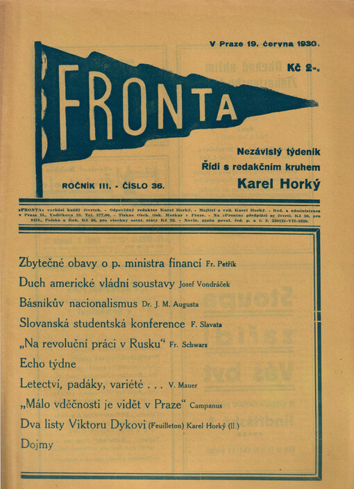  36 (19. června 1930)