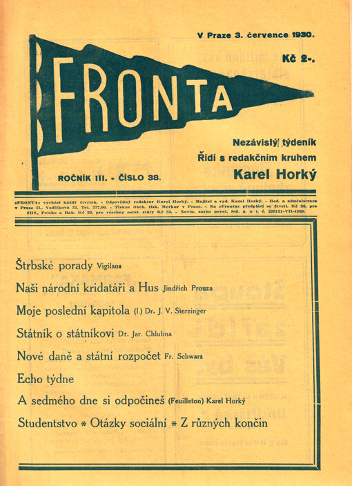  38 (3. července 1930)