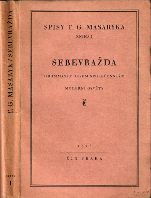 Sebevražda hromadným jevem společenským moderní osvěty