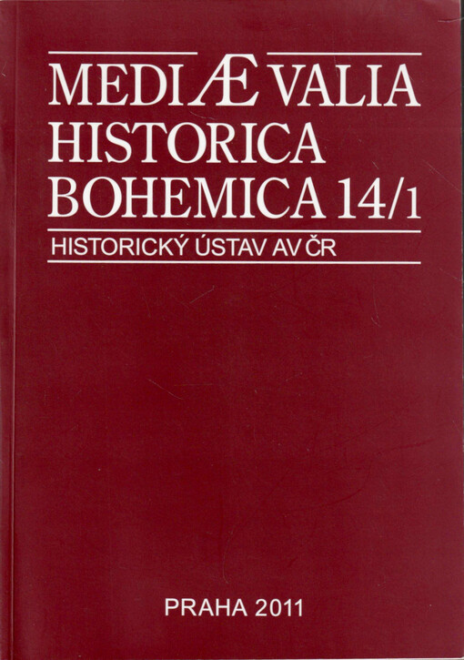 Mediaevalia historica Bohemica