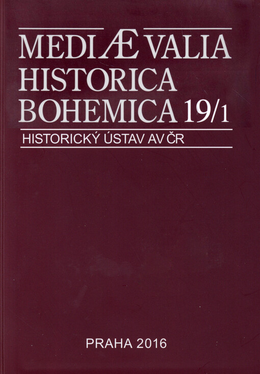 Mediaevalia historica Bohemica