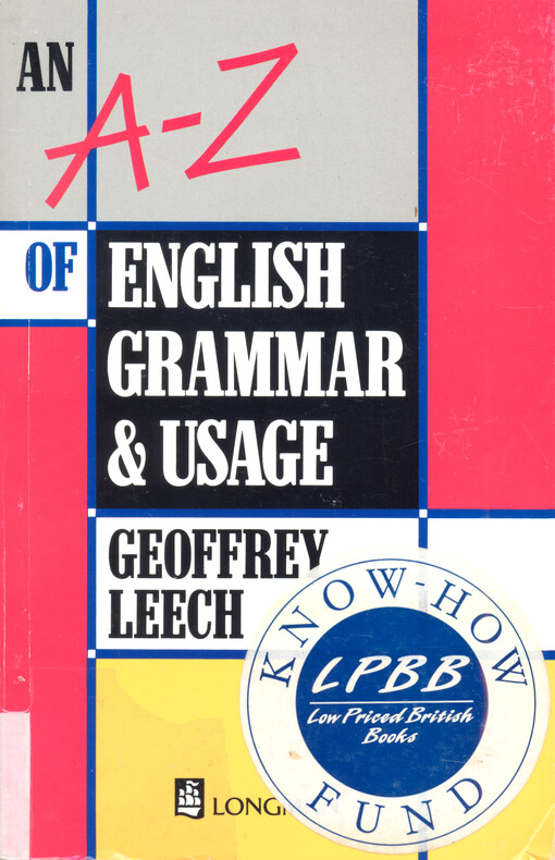 An A-Z of English grammar and usage