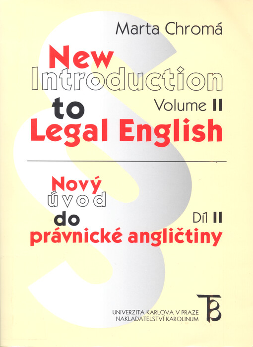 New introduction to legal English. Vol. 2